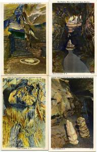 (13 cards) Howe Caverns Near Cobleskill NY, New York - Linen