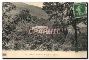 Postcard Old Chateau of Serraz Bourget du Lac Savoie