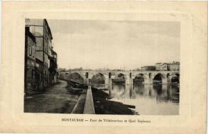 CPA MONTAUBAN Pont de Villebourbon et Quai Sapiacou (614977)