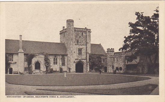 England Winchester St Cross Church Beaufort's Tower and Abulatory