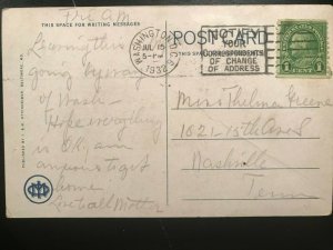 Vintage Postcard 1932 Union Memorial-Johnston Hospital Nurses Home Baltimore MD