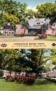 Goergia Thomasville The Thomasville Motor Court 1953