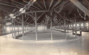 Real Photo, Peoples Roller Rink, Unknown Location, Roller Skating Unused 