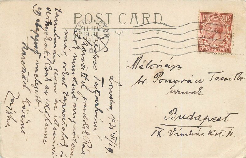 London Thames navigation & sailing river transport barge cannon Tower