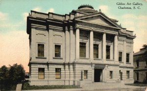 Vintage Postcard 1910's Gibbes Art Gallery Bldg. Charleston South Carolina S.C.