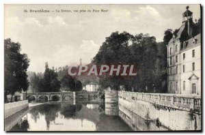 Old Postcard Brantome Drome View of New Bridge