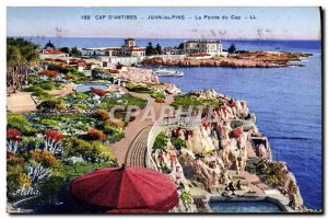 Old Postcard Cap D & # 39Antibes Juan Les Pins La Pointe Du Cap