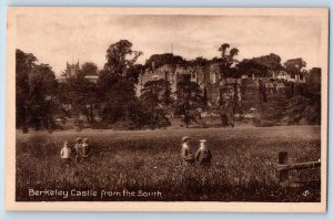 Berkeley Gloucestershire England Postcard Berkeley Castle from the South c1920's
