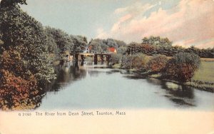 The River from Dean Street Taunton, Massachusetts  