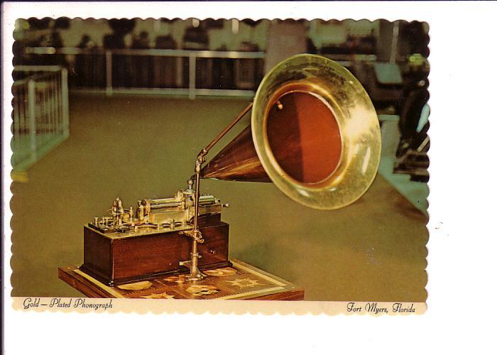 Edison Museum, Gold Plated Phonograph Fort Myers, Florida, Interior