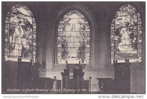 Windows In Gould Memorial Church Roxbury In The Catskills New York 1910