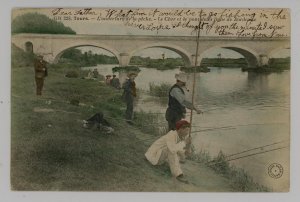 France - Tours. Opening of Fishing & the Bordeaux Line Bridge  (tear)