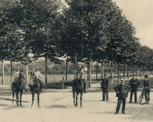 Military France Abbeville Cavalry World War 1 Postcard 07.67