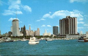 Illinois Chicago Harbor and Skyline