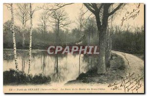 Old Postcard Foret Senart Seine and Oise La Mare of the Beau Chene Road