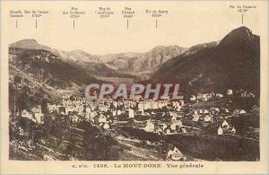 Old Postcard Le Mont Dore view Generale