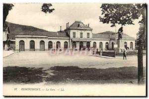 Old Postcard Remiremont Train