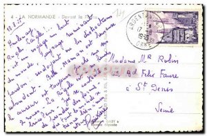 Old Postcard Front Normandy Farm