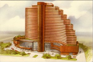 Postcard China Hotel - Hua Ting Sheraton Hotel Shanghai artist rendition