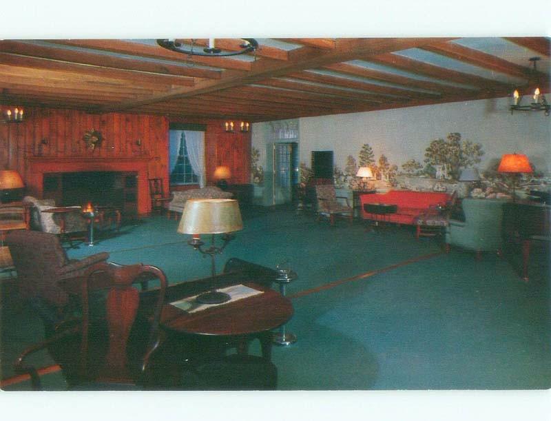 Unused Pre-1980 NITTANY LION INN MOTEL LOBBY State College Pennsylvania PA E1311