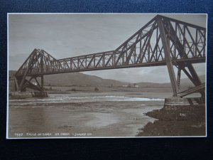 Scotland OBAN Falls of Lora & Connel Cantilever Bridge c1920 RP Postcard