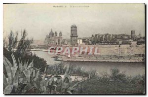 Postcard Old Marseille Fort Saint John