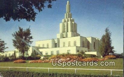 Mormon Temple - Idaho Falls , Idaho ID