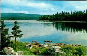 Postcard WATER SCENE Cape Breton Nova Scotia NS AK2317