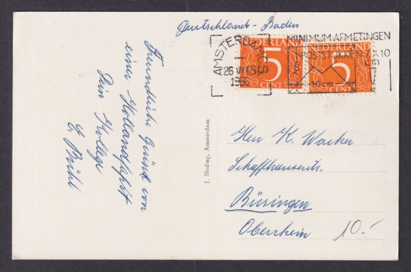 Vintage Postcard Netherlands Amsterdam Views