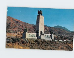Postcard This is the Place Monument Salt Lake City Utah USA