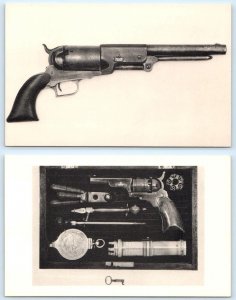 2 Gun Postcards COLT PISTOLS Wadsworth Atheneum HARTFORD, Connecticut CT