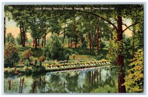 Terre Haute Vincennes Indiana IN Postcard Izaak Walton Rearing Ponds Deming Park