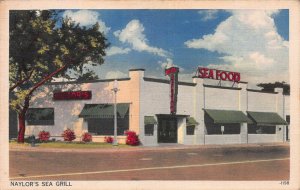 Naylor's Sea Grill, Washington, D.C., Early Linen Postcard, Unused