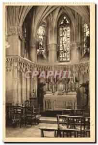 Old Postcard Amboise Castle Inside the Chapel Saint Hubert