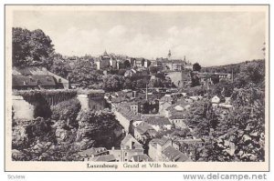 Panorama, Grund Et Ville Haute, Luxembourg, 1900-1910s