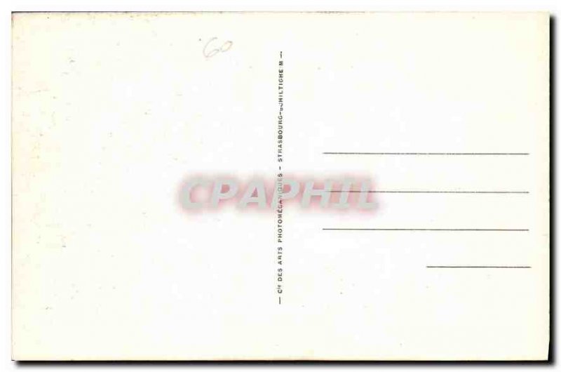 Old Postcard Chantilly Chateau Cote Sud