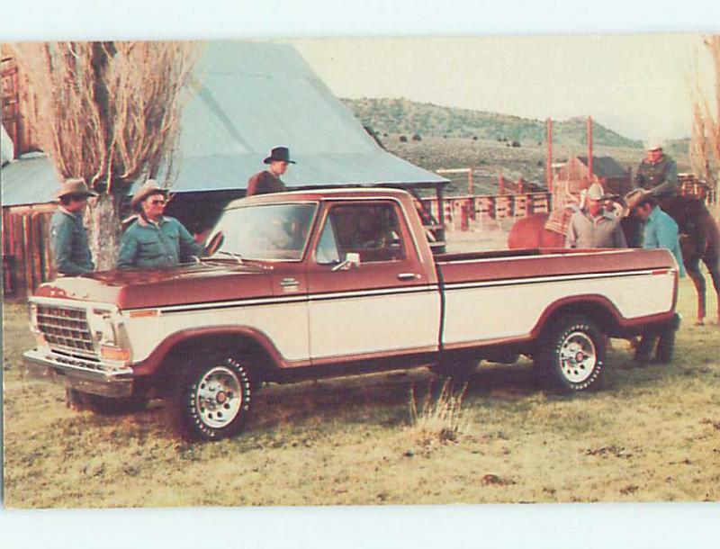 Unused 1978 car dealer ad postcard FORD PICKUP F-150 RANGER LARIAT o8503-12