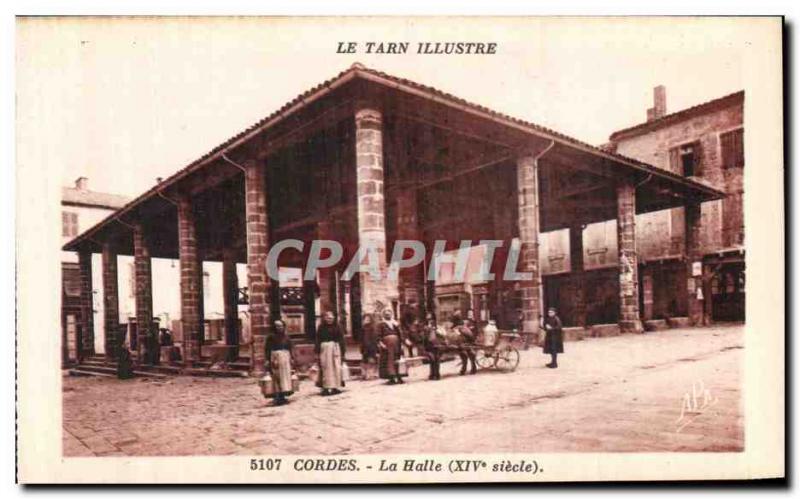 Old Postcard The Illustrious Tarn Cordes Halle car has ane Laitieres