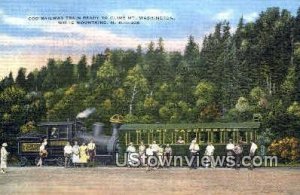 Cog Railway Train - Mount Washington, New Hampshire NH  