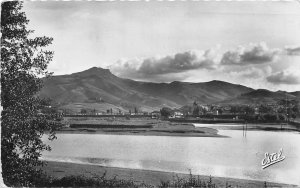 Lot195 hendaye real photo france Franco-Spanish borders the bidassoa and irun