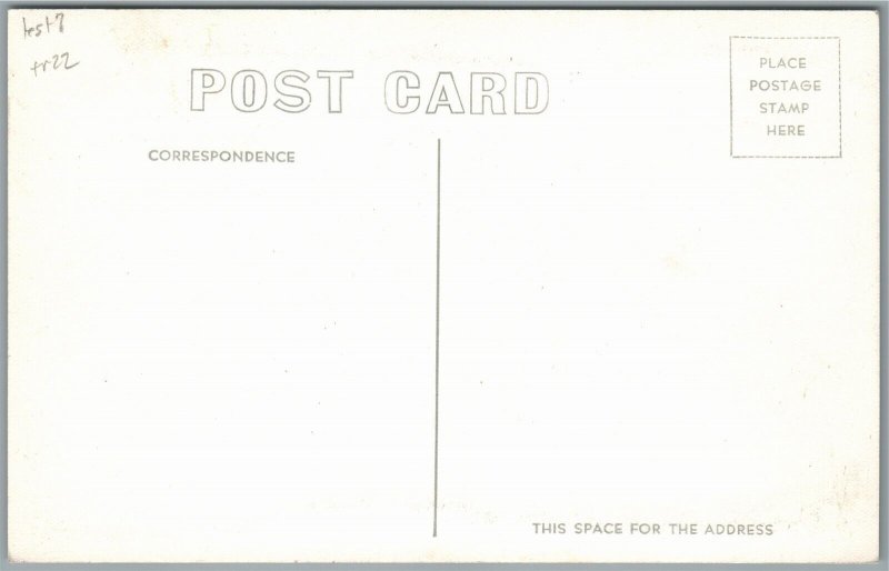 SAC CITY IA IRWIN MOTEL VINTAGE REAL PHOTO POSTCARD RPPC