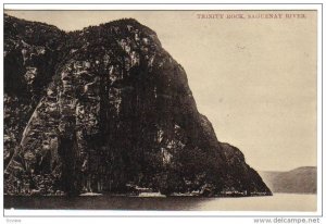 ONTARIO, Canada, PU-1910; Trinity Rock, Saguenay River