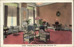 Savannah Georgia GA Hotel Interior View c1920s Postcard