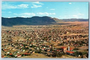 Butte Montana MT Postcard Aerial View From School Of Mines Mountain 1964 Vintage