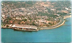 M-77409 Aerial view Pier and Fort of San Diego Acapulco New Mexico