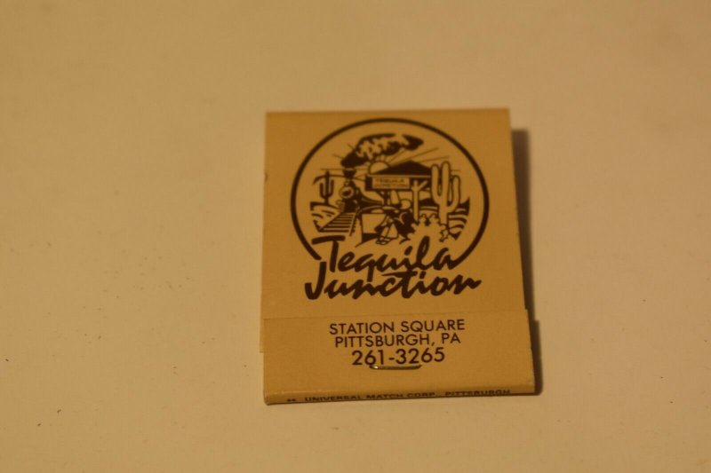 Tequila Junction Pittsburgh Pennsylvania 20 Strike Matchbook