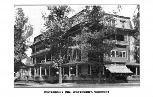 Waterbury VT The Waterbury Inn, Postcard