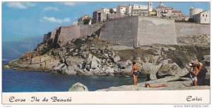 La Citadelle et la Haute Ville, Corse Ile de Beaute, Calvi, Haute Corse, Fran...