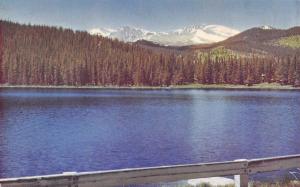 CO, Colorado      VIEW OF ECHO LAKE & MOUNT EVANS         Postcard