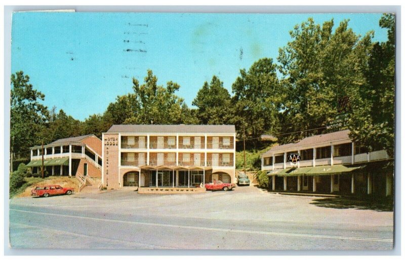Natural Bridge Virginia Postcard Motor Lodge Office Building Court 1973 Vintage